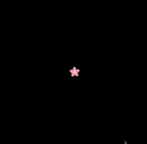 The visual effects controlled by MakeyMakey.