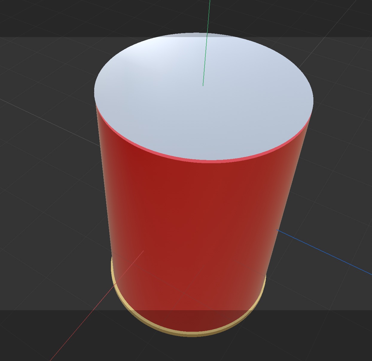 This is the bottom view of the potato chip box model.