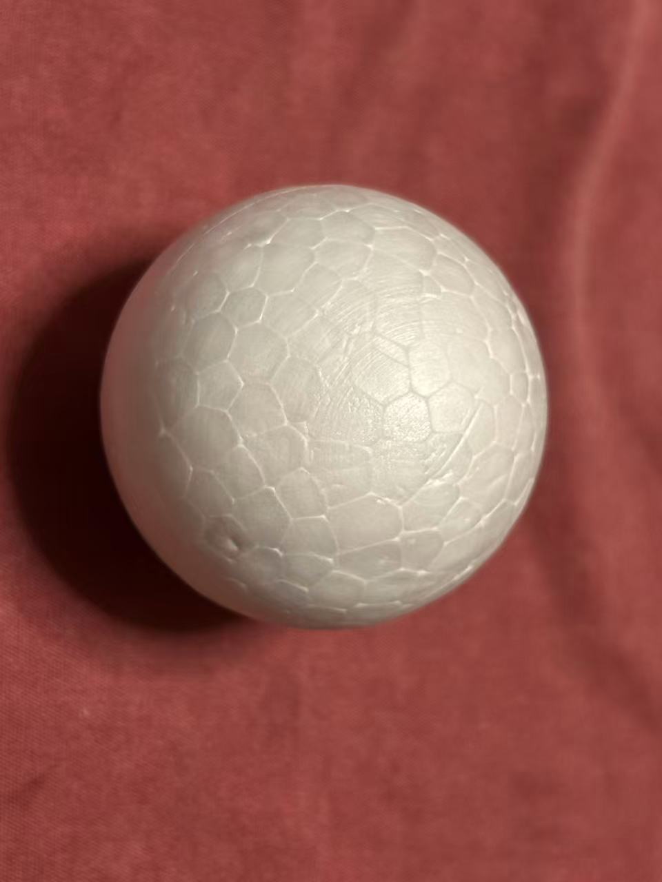 This is the right view of the foam ball.