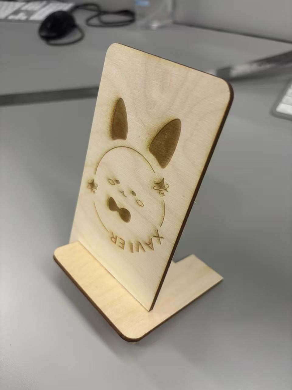 This is what it looks like after printing.