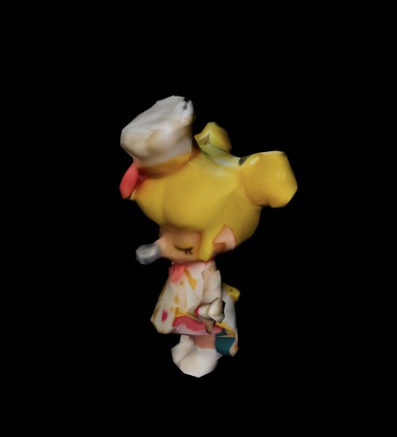 This is the modified but unrendered result.